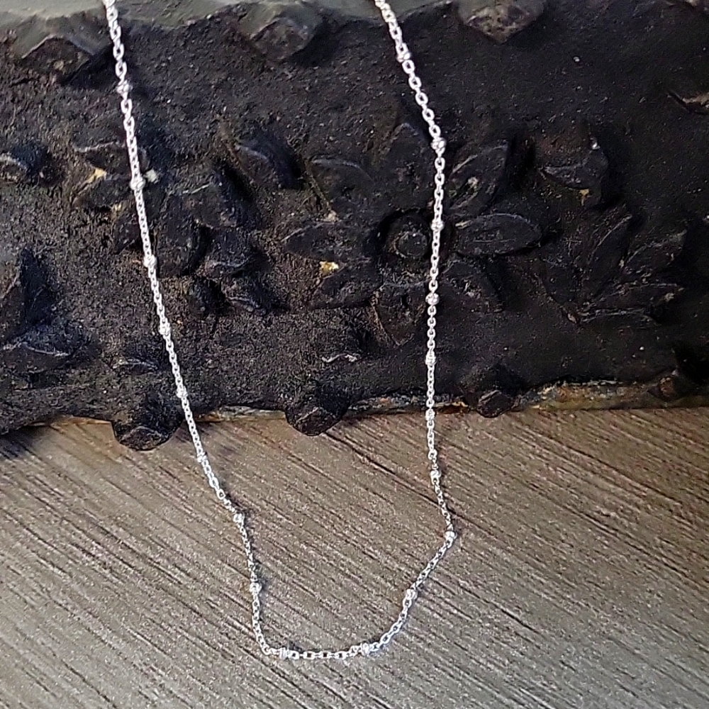 30" Sterling Silver Satellite Chain